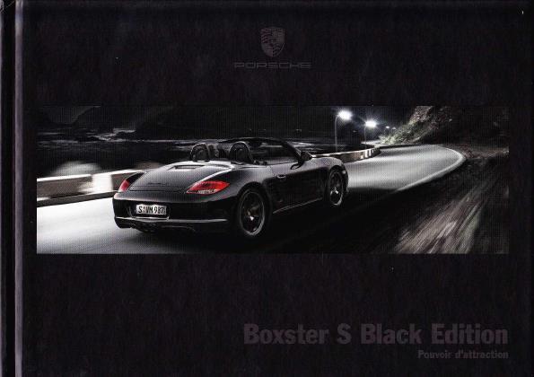 Рекламный буклет Porsche 987 Boxster Black Series